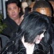 Michael and Philip Green pictured out to dinner at the Nobu restaurant in London.