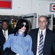 Michael arrives at Heathrow Airport in London.