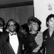 Michael attend the 28th Annual Grammy Awards.