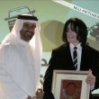Michael attended the dinner marking the end of the Desert Challenge rally.