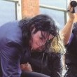 Michael attends a demonstration against Sony Music.