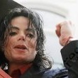 Michael attends a demonstration against Sony Music.