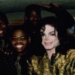 Michael attends Grammy's A&M Records Party with Brooke Sheilds.