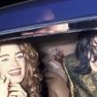 Michael attends Grammy's A&M Records Party with Brooke Sheilds.