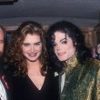 Michael attends Grammy's A&M Records Party with Brooke Sheilds.