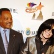 Michael attends his long-time friend, Jesse Jackson's 66th Birthday Party in LA.