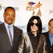 Michael attends his long-time friend, Jesse Jackson's 66th Birthday Party in LA.