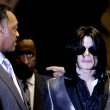 Michael attends his long-time friend, Jesse Jackson's 66th Birthday Party in LA.