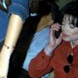 Michael attends party thrown by friend Brett Ratner for Ratner's book, "Hilhaven Lodge: The Photo Booth Pictures" at the home of Robert Evans.