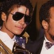 Michael attends the 11th Annual Grammy Awards with Brooke Shields and Emmanuel Lewis.