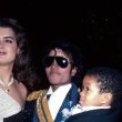 Michael attends the 11th Annual Grammy Awards with Brooke Shields and Emmanuel Lewis.