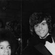Michael attends the American Music Awards in California alongside Donny Osmond and Ricky Segall.