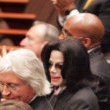 Michael Attends the funeral of former lawyer Johnny Cochran.