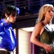 Michael celebrates 30 years as an entertainer at Madison Square Garden in New York City.