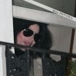 Michael fans from his balcony at the Hempel Hotel in Bayswater London.