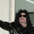Michael fans from his balcony at the Hempel Hotel in Bayswater London.