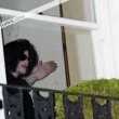 Michael fans from his balcony at the Hempel Hotel in Bayswater London.