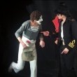 Michael inaugurates a wax statue of himself at the Grevin museum in Paris.