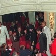Michael inaugurates a wax statue of himself at the Grevin museum in Paris.