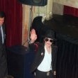 Michael inaugurates a wax statue of himself at the Grevin museum in Paris.