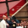 Michael inaugurates a wax statue of himself at the Grevin museum in Paris.