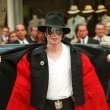 Michael inaugurates a wax statue of himself at the Grevin museum in Paris.
