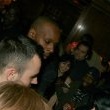 Michael is bombarded by fans at the Carlton Towers in London.