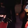 Michael is greeted by Aboriginal dancers in Sydney, at the Sheraton on the Park Hotel.