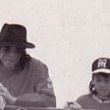 Michael Jackson and Brett Barnes departing from an airport in London, England.