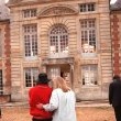 Michael Jackson and Debbie Rowe visit the 'Champ de Bataille castle in France.