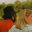 Michael Jackson and Debbie Rowe visit the 'Champ de Bataille castle in France.
