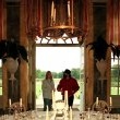 Michael Jackson and Debbie Rowe visit the 'Champ de Bataille castle in France.