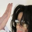 Michael Jackson arrives at the Santa Barbara County courthouse.