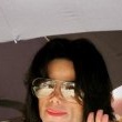 Michael Jackson arrives at the Santa Barbara County courthouse.