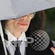 Michael Jackson arrives at the Santa Barbara County courthouse.