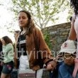 Michael Jackson arrives at the Santa Barbara County courthouse.