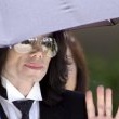 Michael Jackson arrives at the Santa Barbara County courthouse.