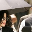 Michael Jackson arrives at the Santa Barbara County courthouse.