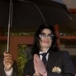 Michael Jackson arrives at the Santa Barbara County courthouse.