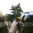 Michael Jackson arrives at the Santa Barbara County courthouse.