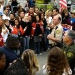 Michael Jackson arrives at the Santa Barbara County courthouse.
