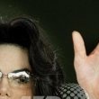 Michael Jackson arrives at the Santa Barbara County courthouse.