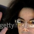 Michael Jackson arrives at the Santa Barbara County courthouse.