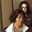 Michael Jackson arrives at the Santa Barbara County courthouse.