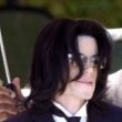 Michael Jackson arrives at the Santa Barbara County courthouse.