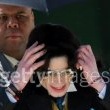 Michael Jackson arrives at the Santa Barbara County courthouse.
