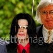 Michael Jackson arrives at the Santa Barbara County courthouse.
