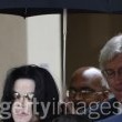 Michael Jackson arrives at the Santa Barbara County courthouse.
