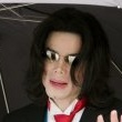 Michael Jackson arrives at the Santa Barbara County courthouse.