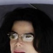 Michael Jackson arrives at the Santa Barbara County courthouse.
